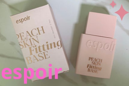 ピーチスキンフィッティングベース/espoir/化粧下地を使ったクチコミ(1枚目)
