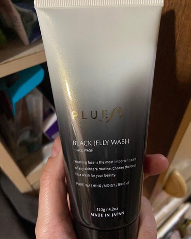 BLACK JELLY WASH（ブラックジェリーウォッシュ）/PLUEST/その他洗顔料を使ったクチコミ（2枚目）