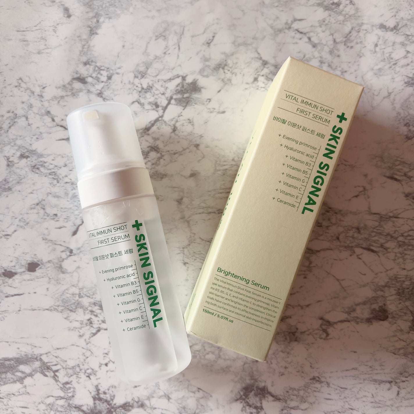 バイタルイミュンショットファーストバブルセラム/SKIN SIGNAL/美容液を使ったクチコミ(1枚目)