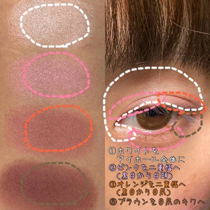 シルキースフレアイズ/キャンメイク/アイシャドウパレットを使ったクチコミ(4枚目)