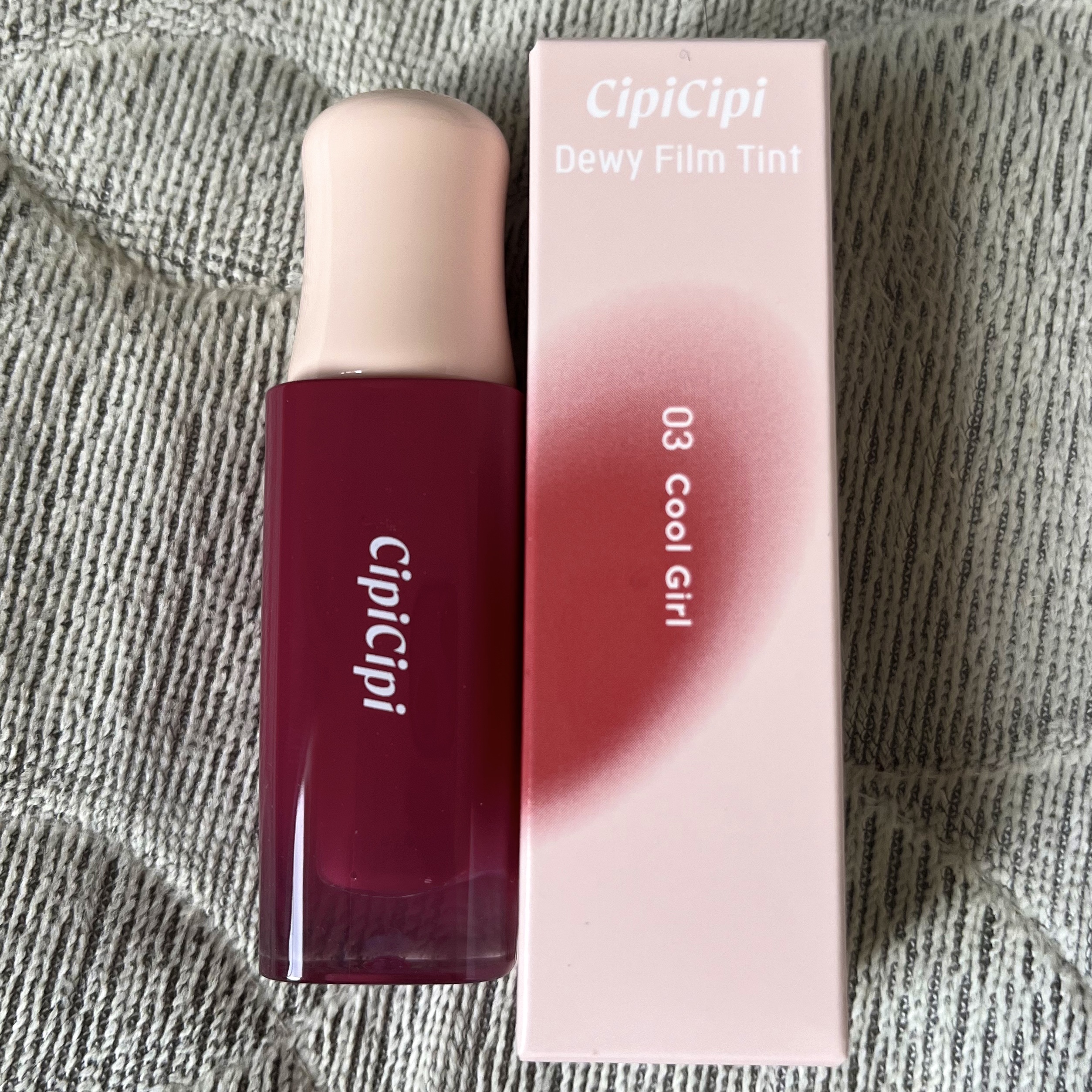 デューイフィルムティント 03 クールガール/CipiCipi/リップティントを使ったクチコミ（2枚目）