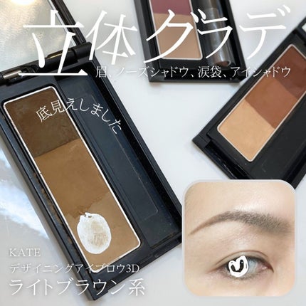 ケイト デザイニングアイブロウ3D/KATE/パウダーアイブロウを使ったクチコミ(1枚目)