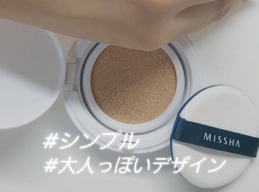 M クッション ファンデーション(モイスチャー)/MISSHA/クッションファンデーションを使ったクチコミ（2枚目）