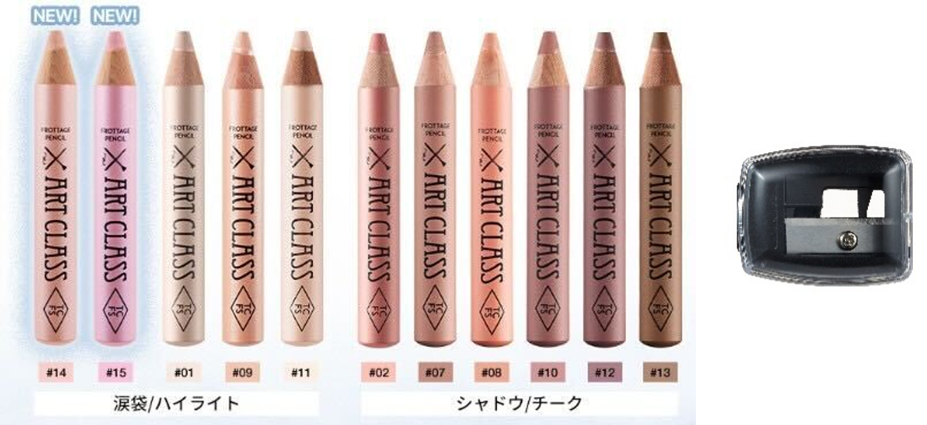 韓国コスメブランドtoo cool for schoolから大人気の「アートクラス フロッタージュペンシル」が待望の日本上陸!の画像