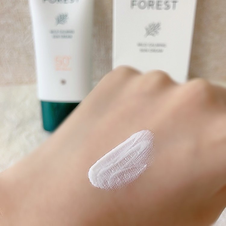 フォレスト マイルドカーミングサンクリーム/FoRest by Greenfinger/日焼け止めクリームを使ったクチコミ（2枚目）