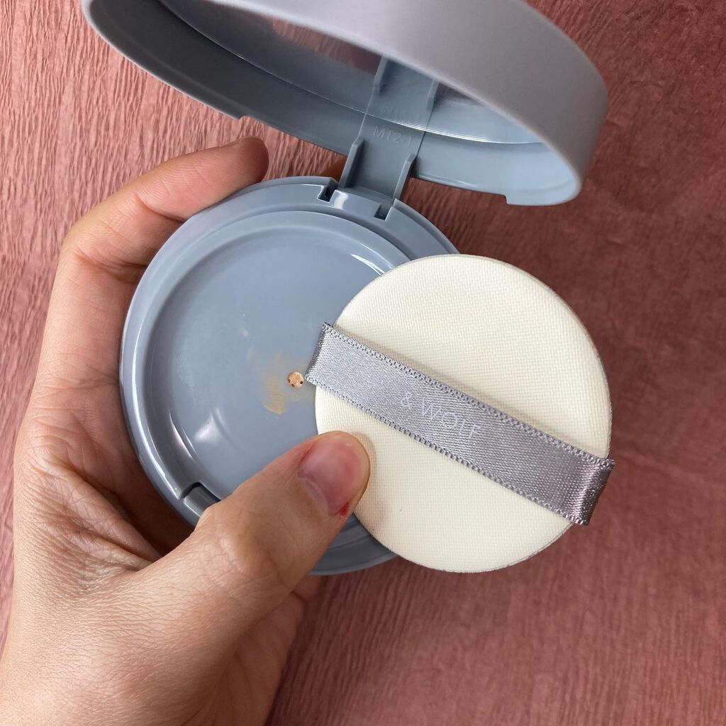 セラムリキッドファンデーション SF-003 natural beige/& WOLF/リキッドファンデーションを使ったクチコミ（2枚目）