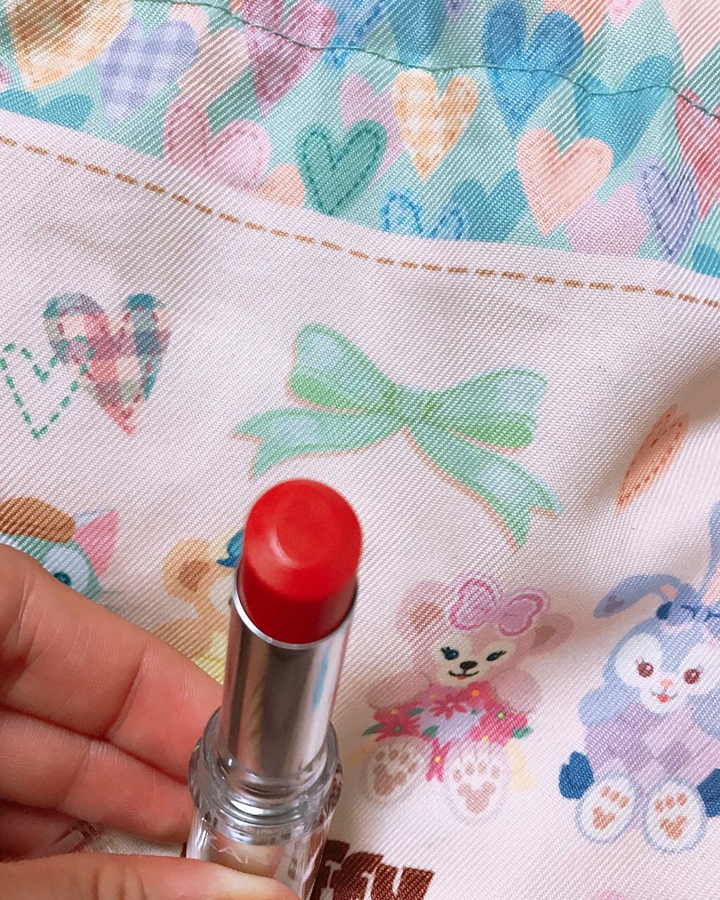 ラスティンググロスリップ/CEZANNE/口紅を使ったクチコミ(1枚目)