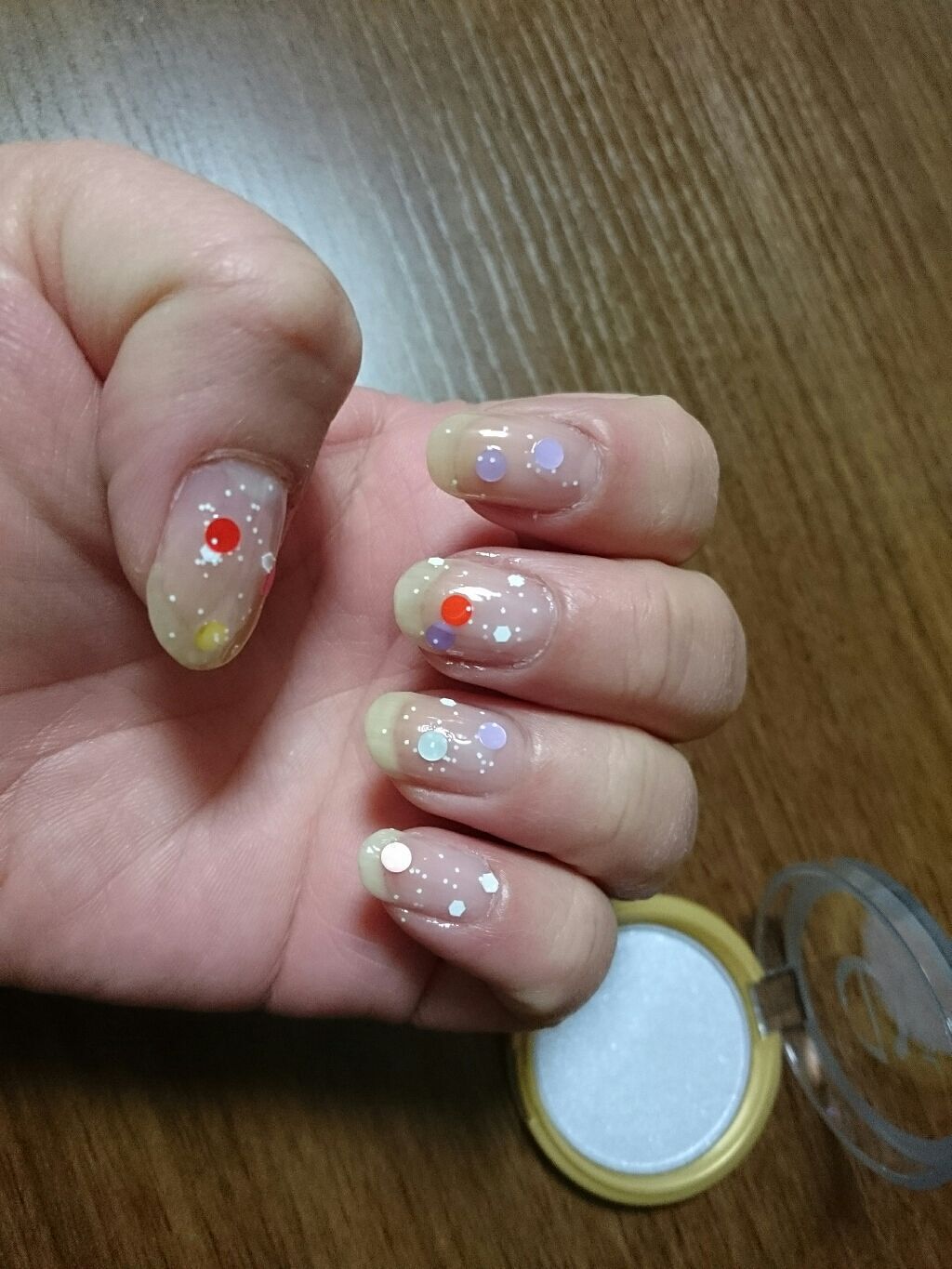 シャイニーシャドウ N/excel/単色アイシャドウを使ったクチコミ(2枚目)