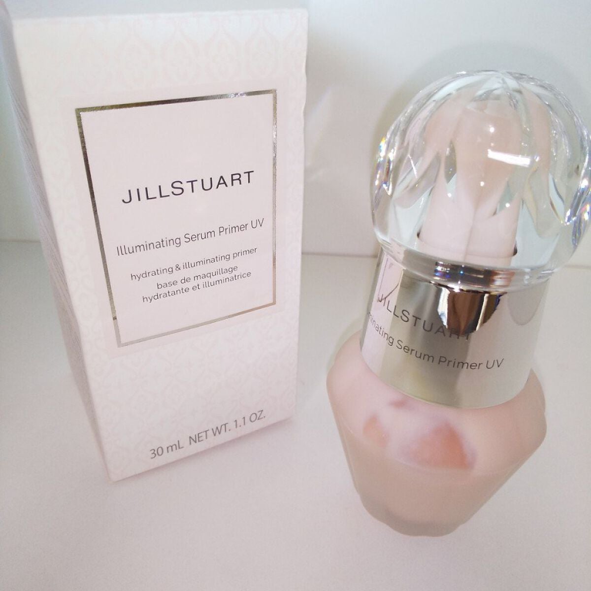 ジルスチュアート イルミネイティング セラムプライマー UV/JILL STUART/化粧下地を使ったクチコミ(5枚目)