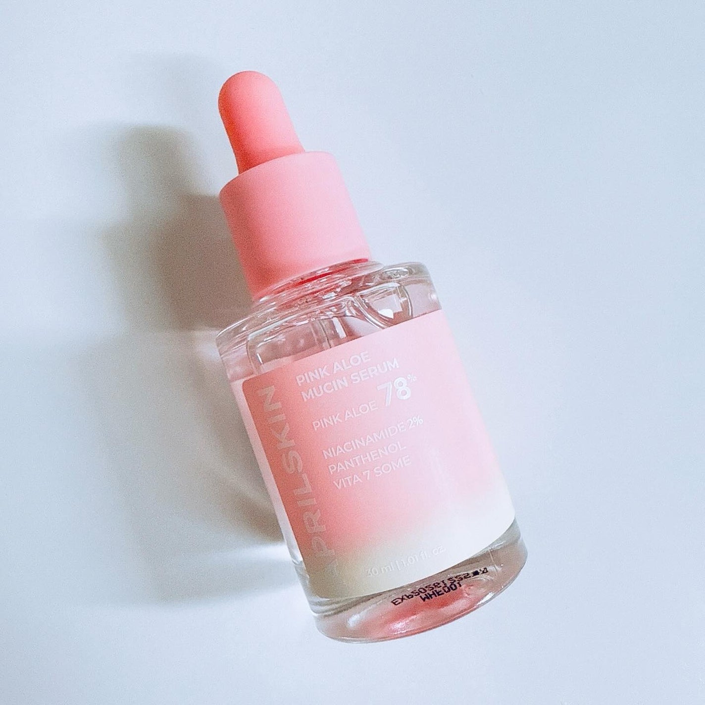 ピンクアロエムチンセラム/APRILSKIN/美容液を使ったクチコミ(5枚目)