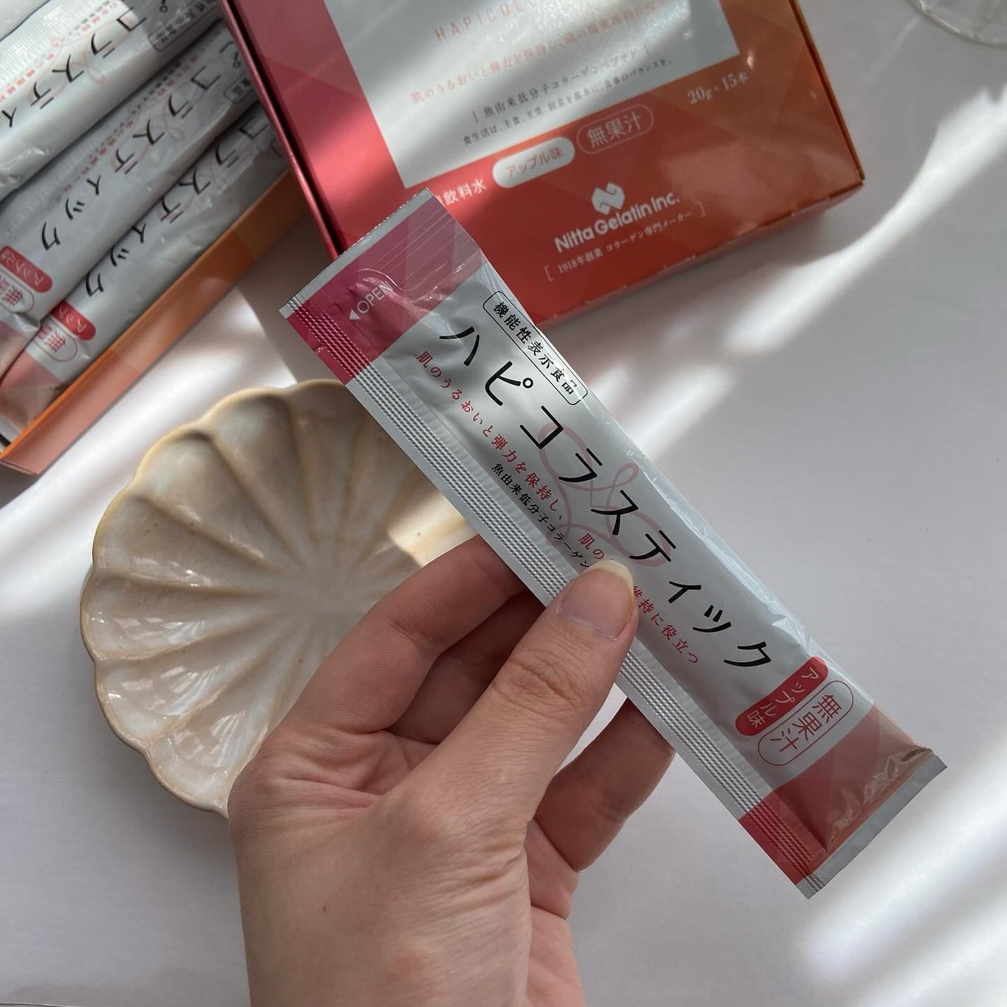 ハピコラスティック/新田ゼラチンダイレクト/美容ドリンクを使ったクチコミ(4枚目)