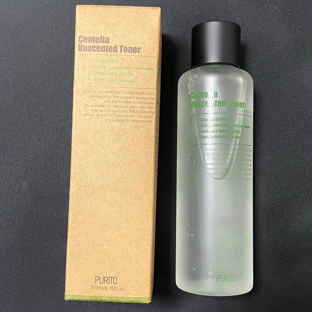センテラアンセンティドトナー/PURITO/化粧水を使ったクチコミ(2枚目)