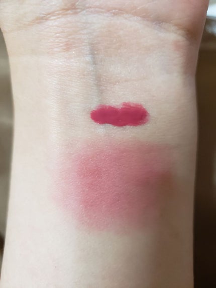 ワンダーハニー ピーチーズチーク /VECUA Honey/リキッドチークを使ったクチコミ(3枚目)