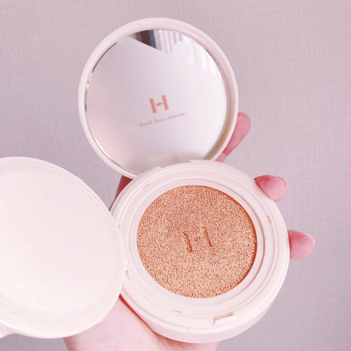 セカンドスキングロウクッション/hince/クッションファンデーションを使ったクチコミ(4枚目)