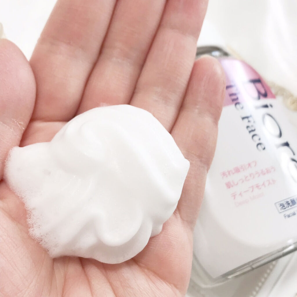 ビオレ ザフェイス 泡洗顔料 ディープモイスト/ビオレ/泡洗顔を使ったクチコミ（2枚目）