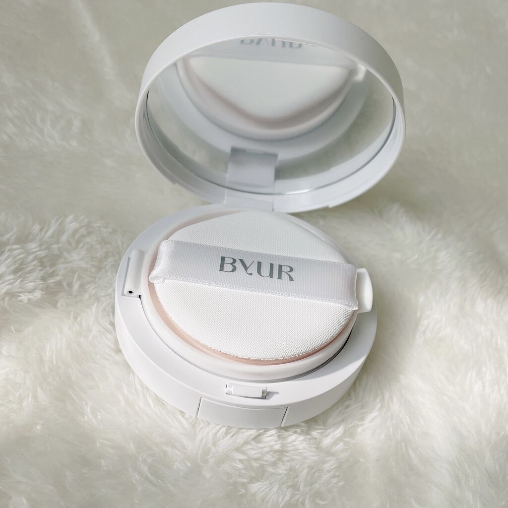 セラムフィット フルカバー グロークッション 20 クリームベージュ/ByUR/クッションファンデーションを使ったクチコミ（3枚目）