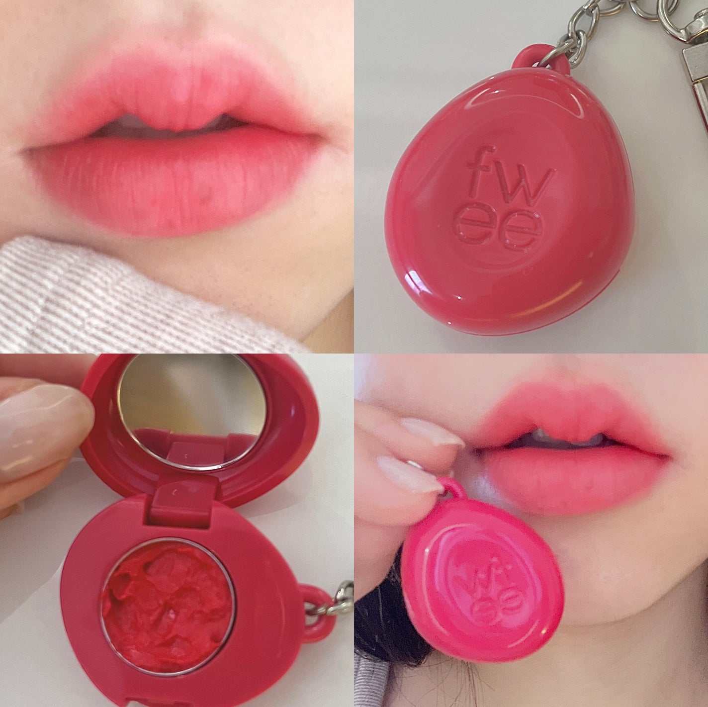 うゆ|清楚×韓国お姉さん on LIPS 「fweeリップアンドチークブラーリープリンポットRD01D-d..」(2枚目)