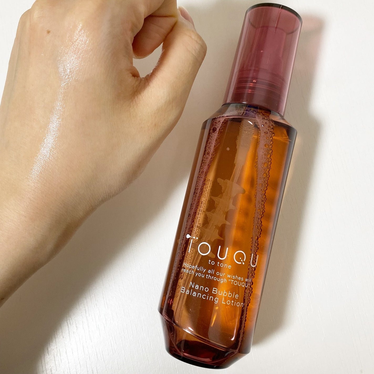 TOUQU to tone ナノバブル バランシングローション/TOUQU to tone/化粧水を使ったクチコミ(4枚目)