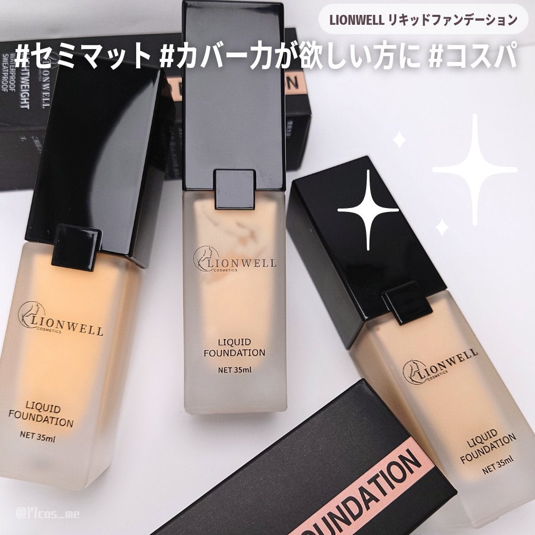 スキンフィット ファンデーション/LionWell(ライオンウェル)/リキッドファンデーションを使ったクチコミ(1枚目)