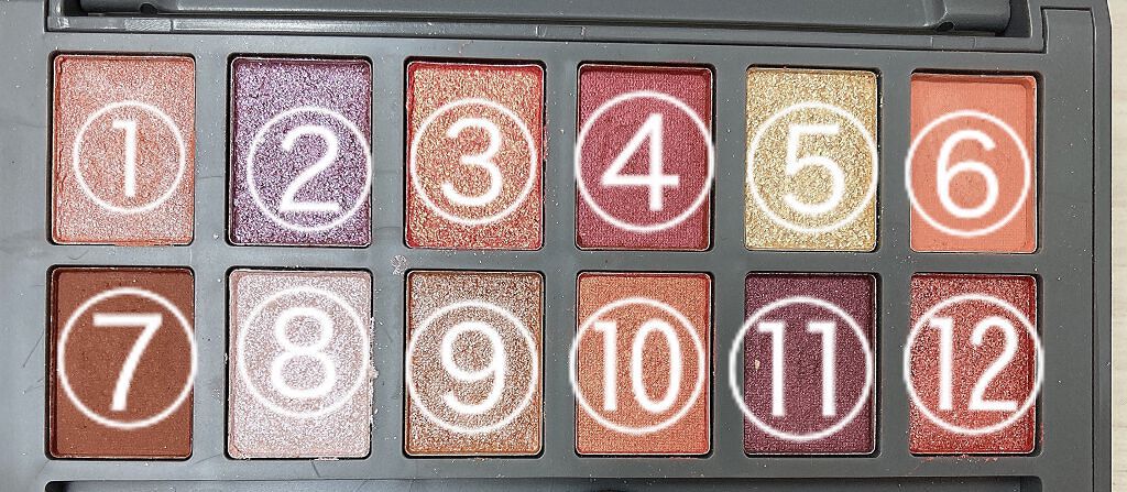 and U アイシャドウパレット/and U/アイシャドウパレットを使ったクチコミ(3枚目)