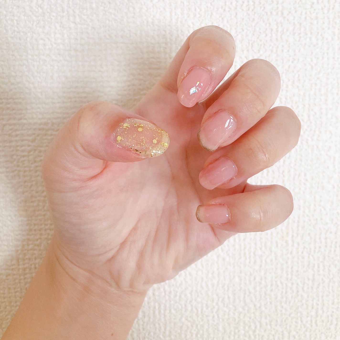 ジェルネイル(ライト対応)/セリア/ジェルネイルを使ったクチコミ(4枚目)