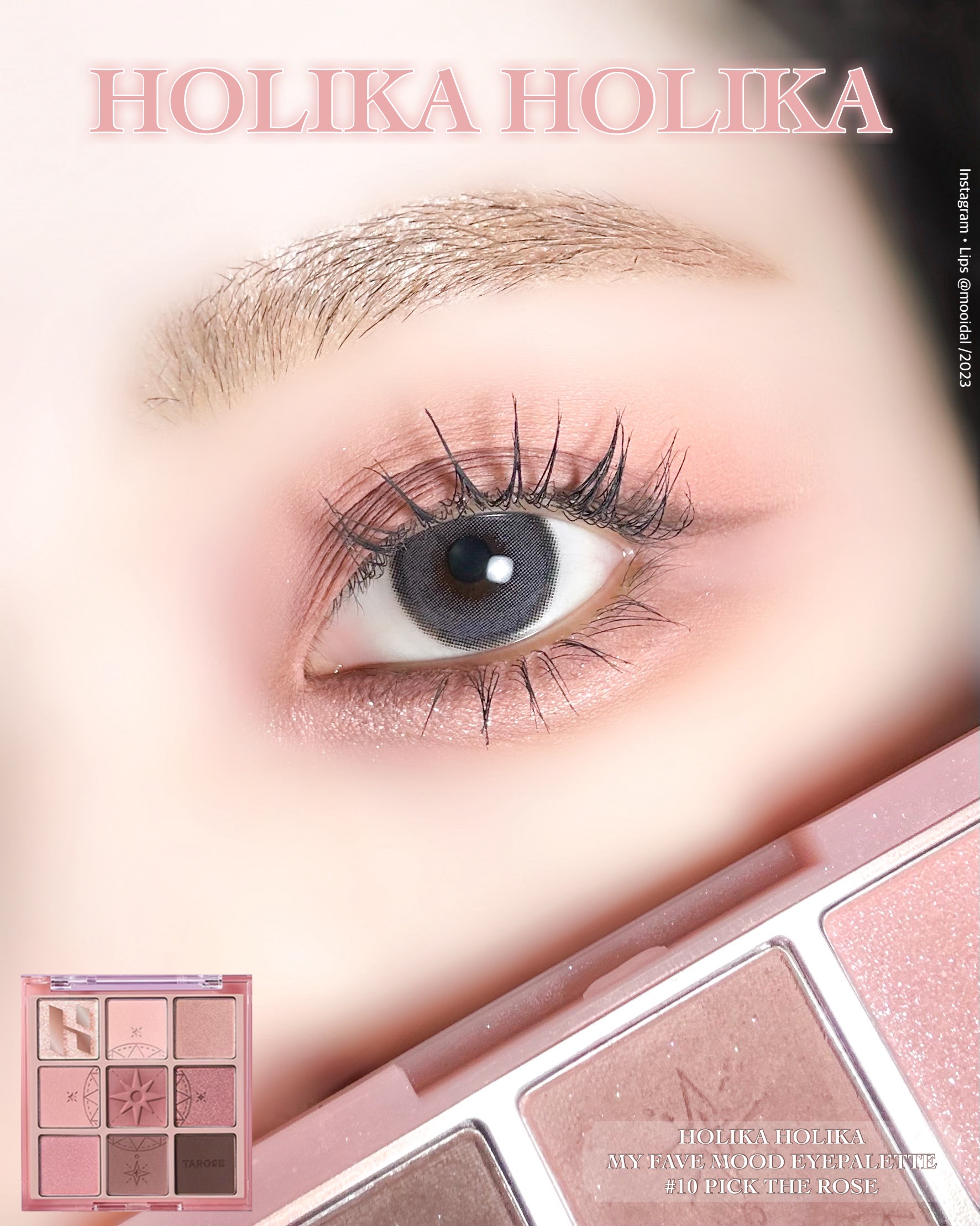 マイフェイブムードアイパレット 9カラー/HOLIKA HOLIKA/アイシャドウパレットを使ったクチコミ（1枚目）