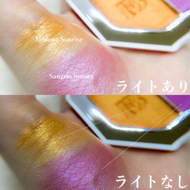 FREESTYLE HIGHLIGHTER DUO/FENTY BEAUTY BY RIHANNA/ハイライトを使ったクチコミ（2枚目）