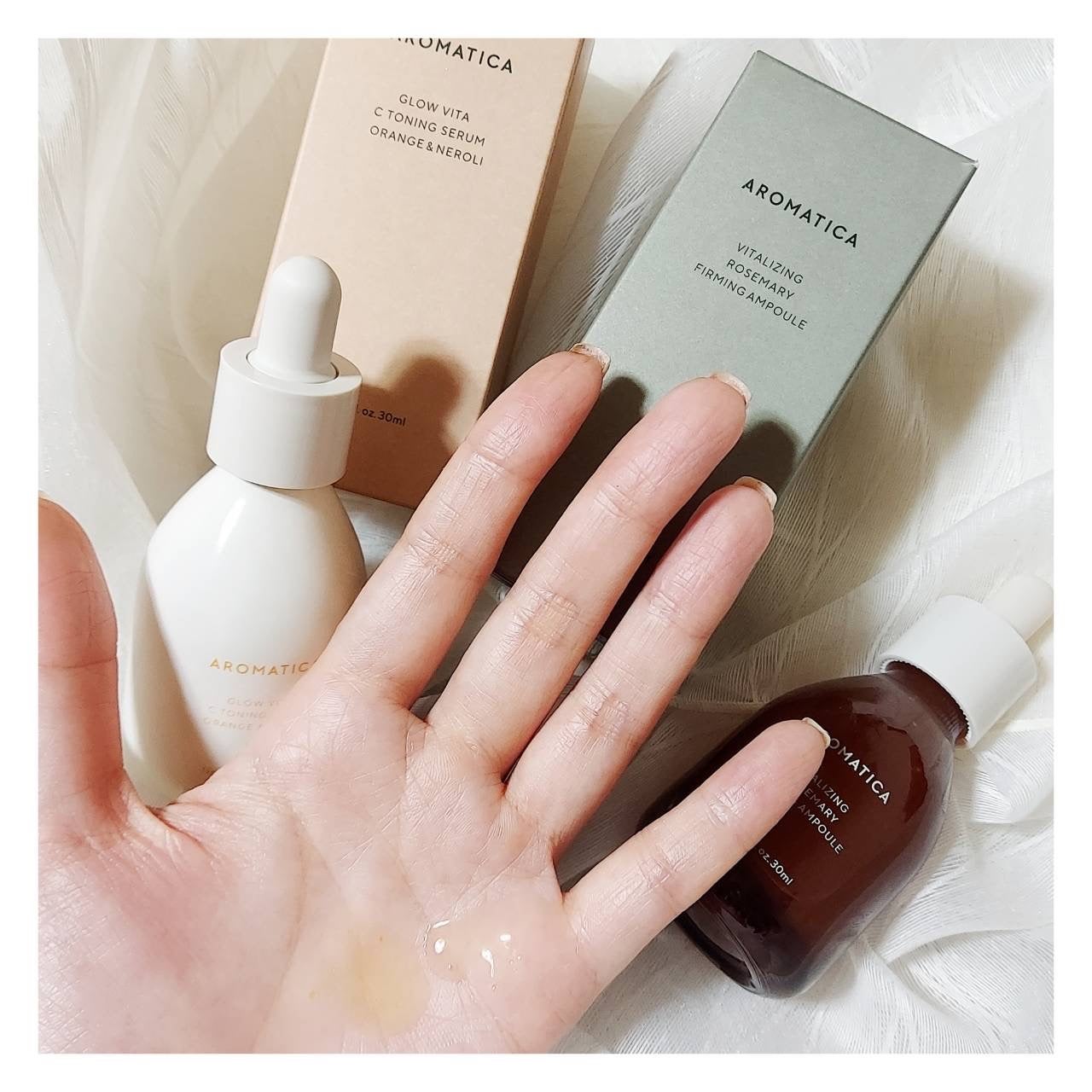 グロービタグットナイトクリーム/AROMATICA/フェイスクリームを使ったクチコミ(5枚目)