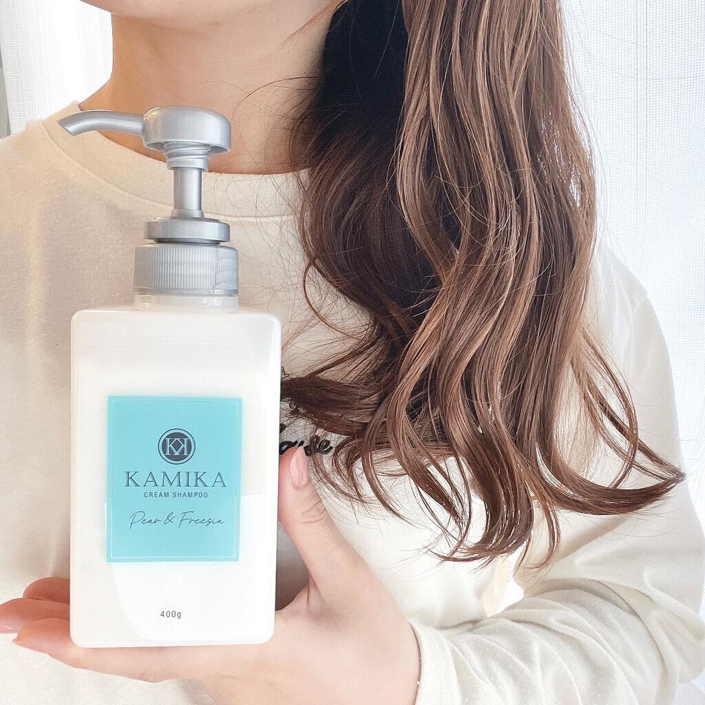 黒髪クリームシャンプー/KAMIKA/シャンプー・コンディショナーを使ったクチコミ(5枚目)