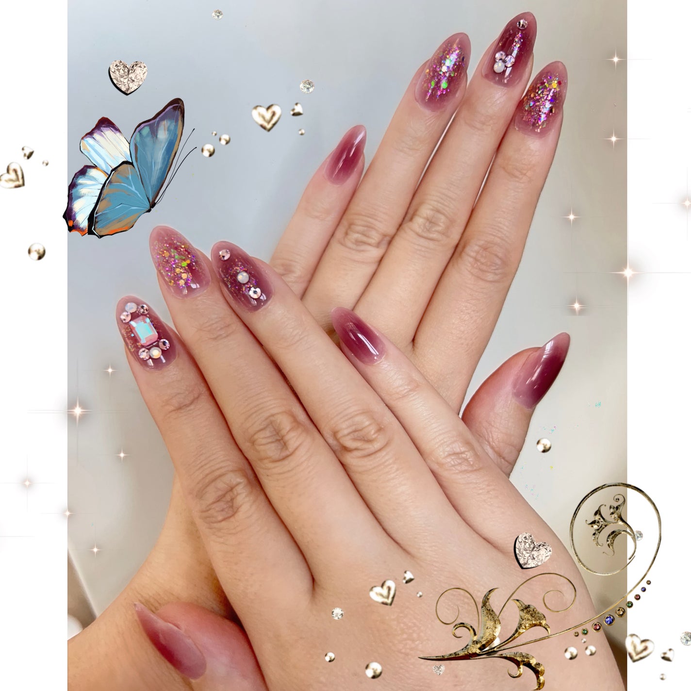 Press&Go ELEGANT/KISS NEW YORK/ネイルチップ・パーツを使ったクチコミ(5枚目)