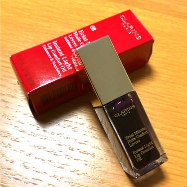 コンフォート リップオイル  08 blackberry/CLARINS/リップグロスを使ったクチコミ（1枚目）