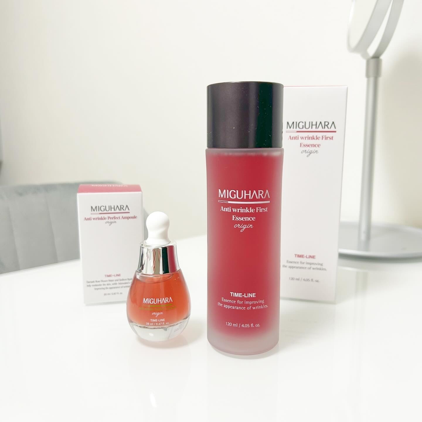 アンチリンクルエフェクトアンプルオリジン/MIGUHARA/美容液を使ったクチコミ（1枚目）