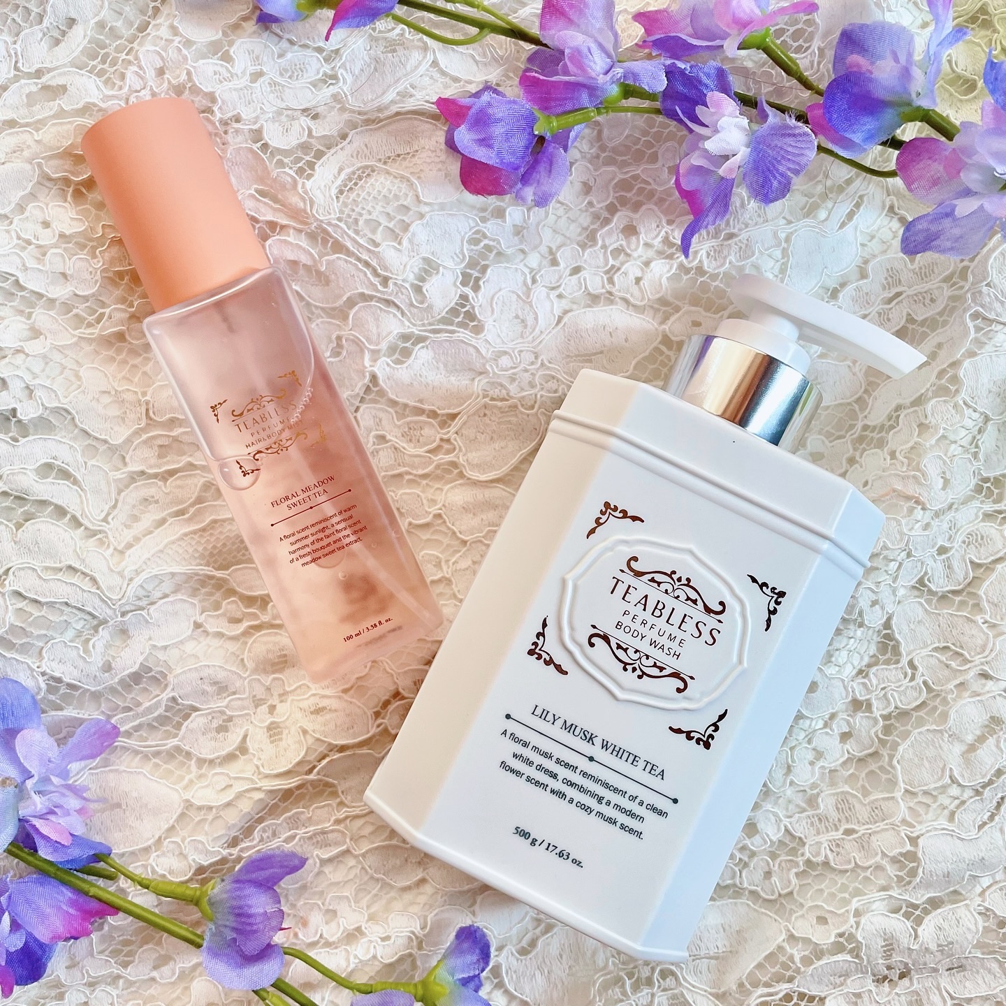 パフュームボディウォッシュ リリームスクホワイトティー/TEABLESS/ボディソープを使ったクチコミ（1枚目）