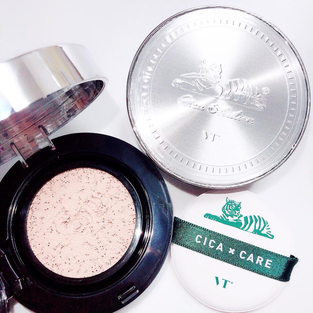 CICA エアリーフィットカバークッション/VT/クッションファンデーションを使ったクチコミ（2枚目）