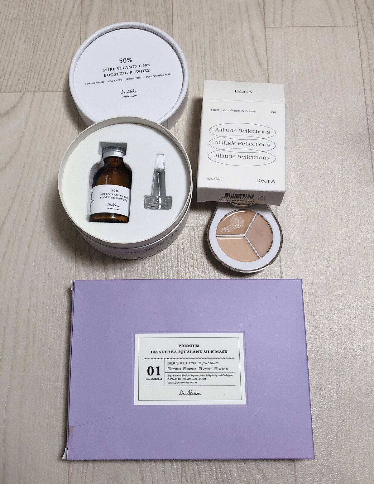 ピュアビタミンC 50％ ブースティングパウダー/Dr.Althea/フェイスパウダーを使ったクチコミ（1枚目）