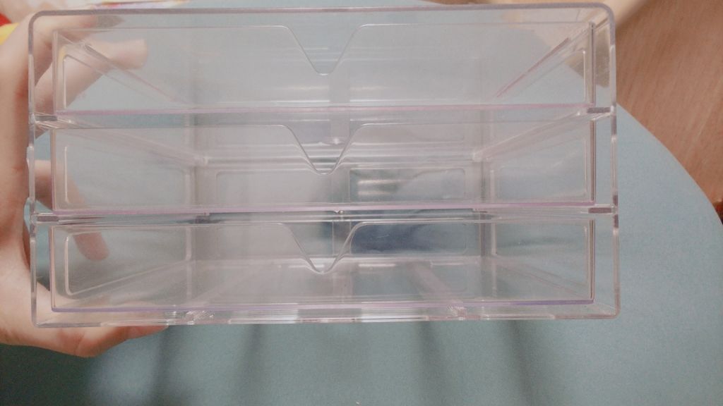 メイク小物スタンド(ハート)/DAISO/その他を使ったクチコミ（3枚目）