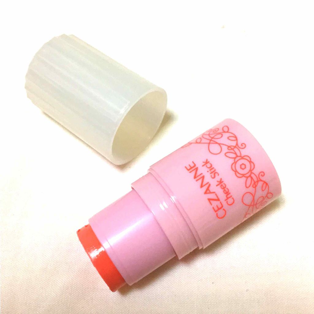 チークスティック 02 コーラル/CEZANNE/ジェル・クリームチークを使ったクチコミ（1枚目）