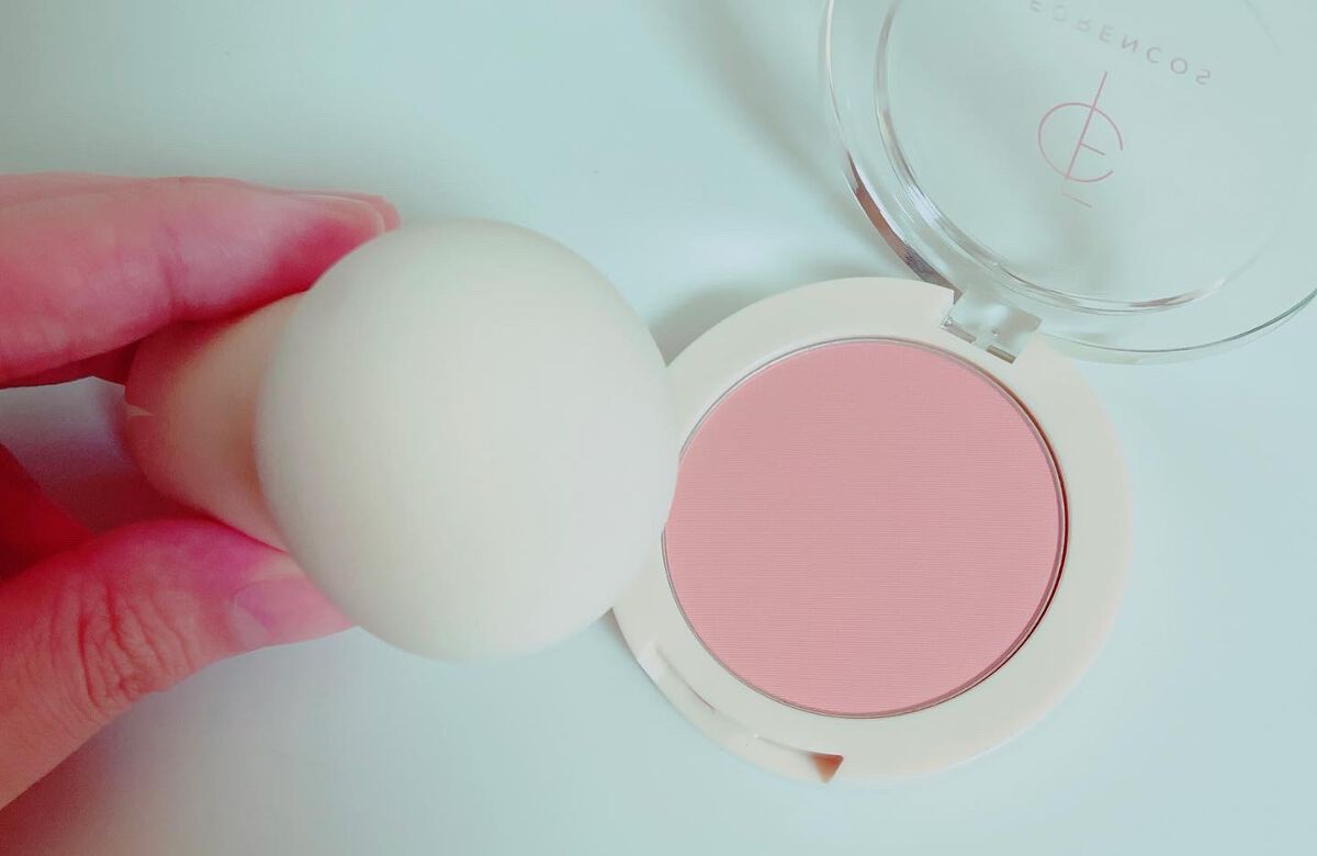 ベアブラッシャー パフ付き/フォレンコス/パウダーチークを使ったクチコミ(4枚目)