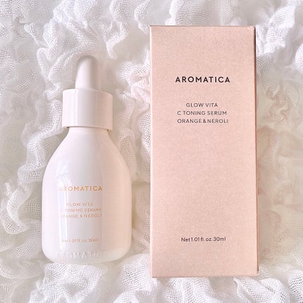 グロービタCトーニングセラム/AROMATICA/美容液を使ったクチコミ(6枚目)