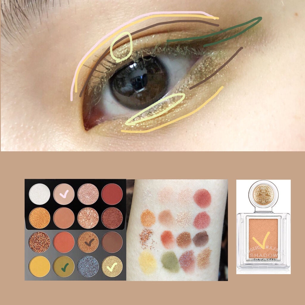 シャドーカスタマイズ/MAJOLICA MAJORCA/単色アイシャドウを使ったクチコミ(2枚目)