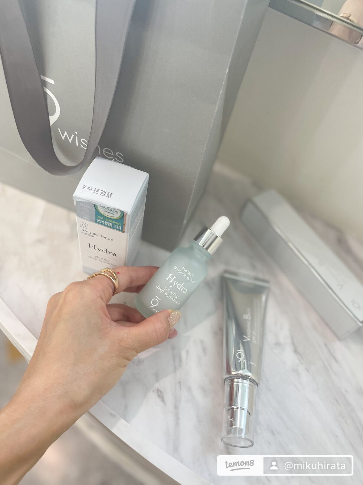 パーフェクト アンプル セラム イドラ/9Wishes/美容液を使ったクチコミ（2枚目）