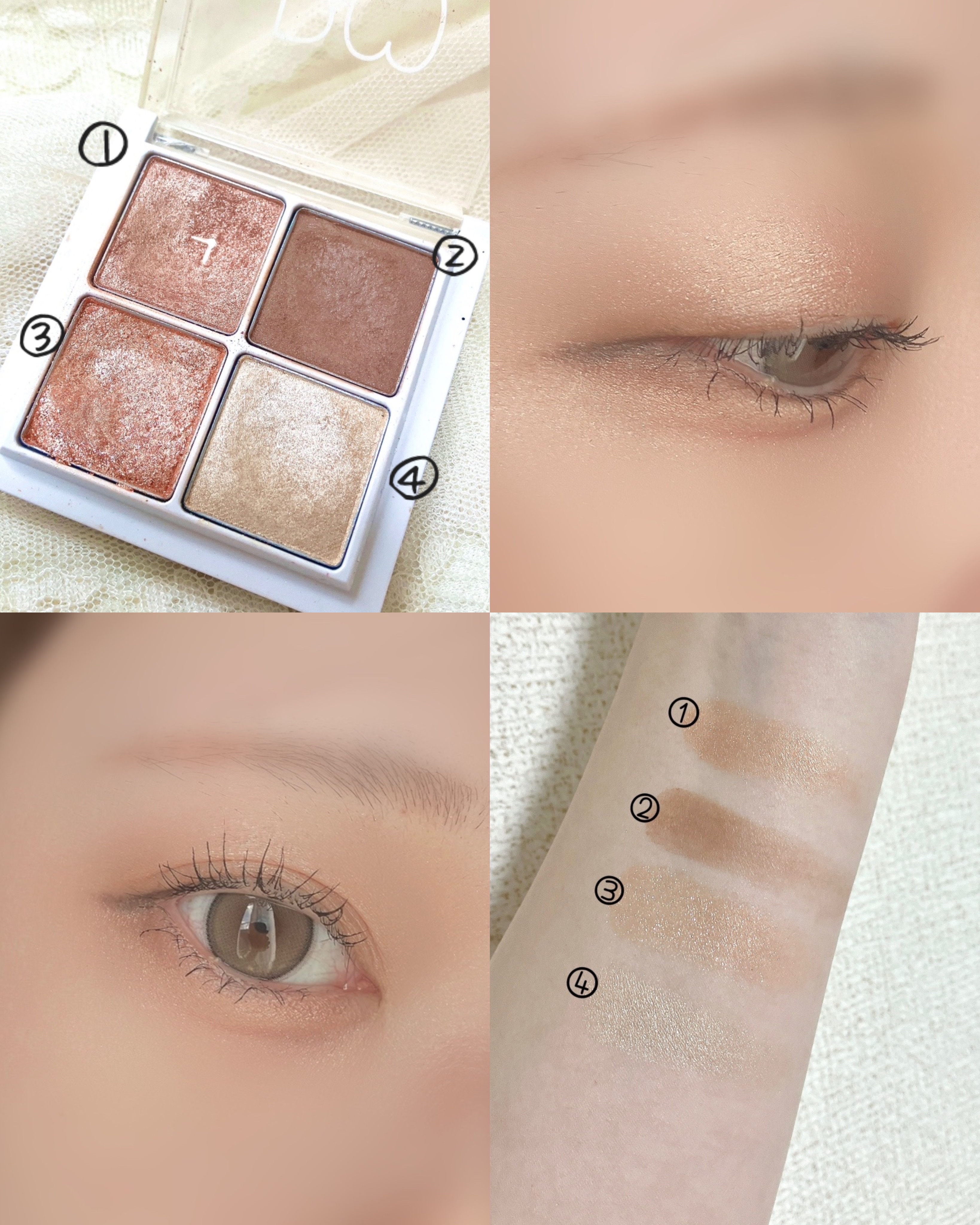 【旧品】パーフェクトスタイリストアイズ/キャンメイク/アイシャドウパレットを使ったクチコミ（3枚目）