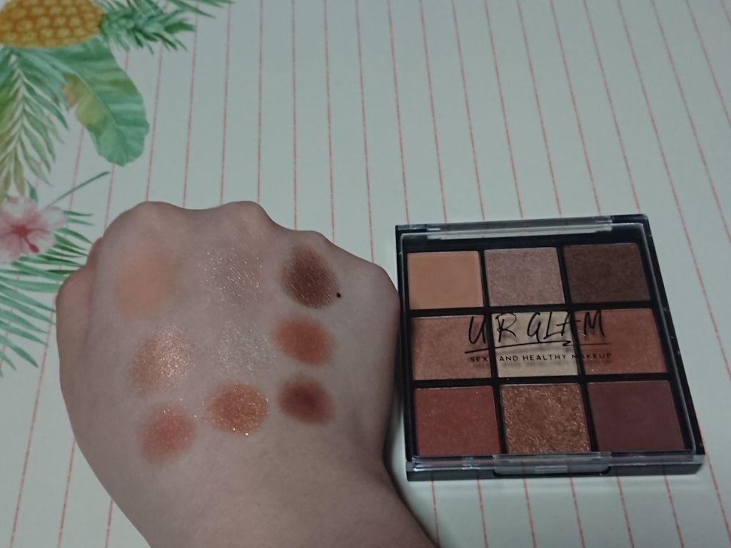 UR GLAM BLOOMING EYE COLOR PALETTE/U R GLAM/アイシャドウパレットを使ったクチコミ(2枚目)