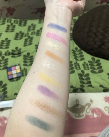 UR GLAM　BLOOMING EYE COLOR PALETTE/U R GLAM/パウダーアイシャドウを使ったクチコミ（2枚目）