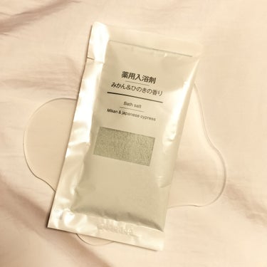 薬用入浴剤　みかん＆ひのきの香り/無印良品/入浴剤を使ったクチコミ（1枚目）