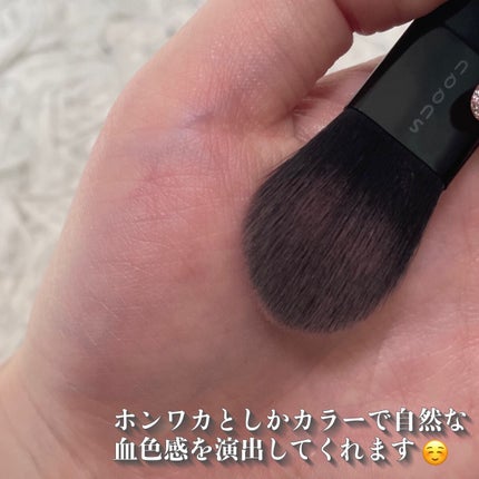 メルティング パウダー ブラッシュ/SUQQU/パウダーチークを使ったクチコミ(2枚目)