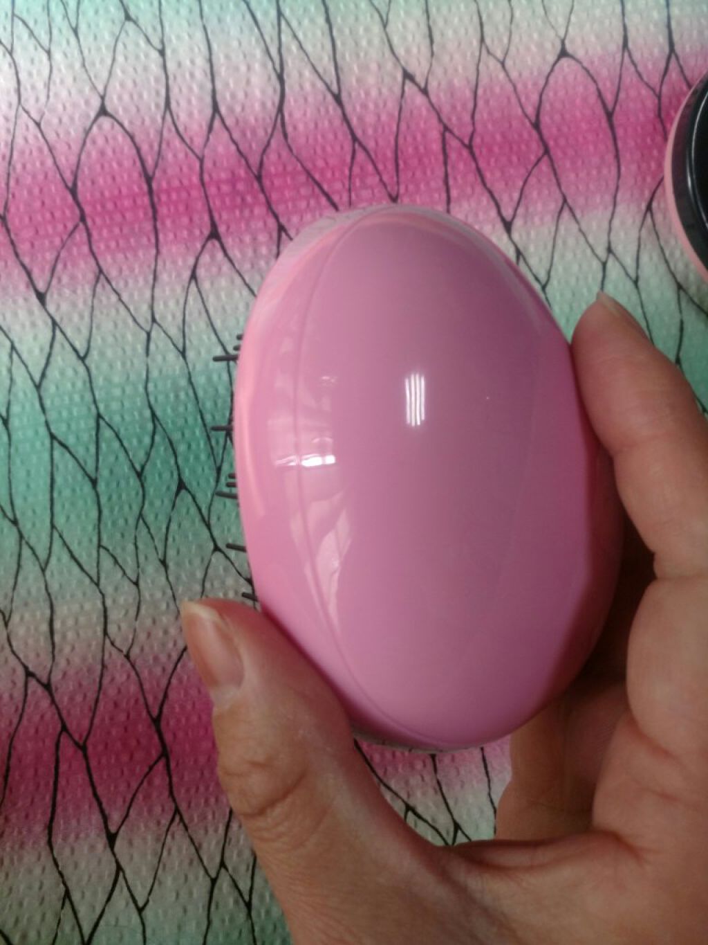 立体ヘアブラシ/DAISO/ヘアブラシを使ったクチコミ(4枚目)