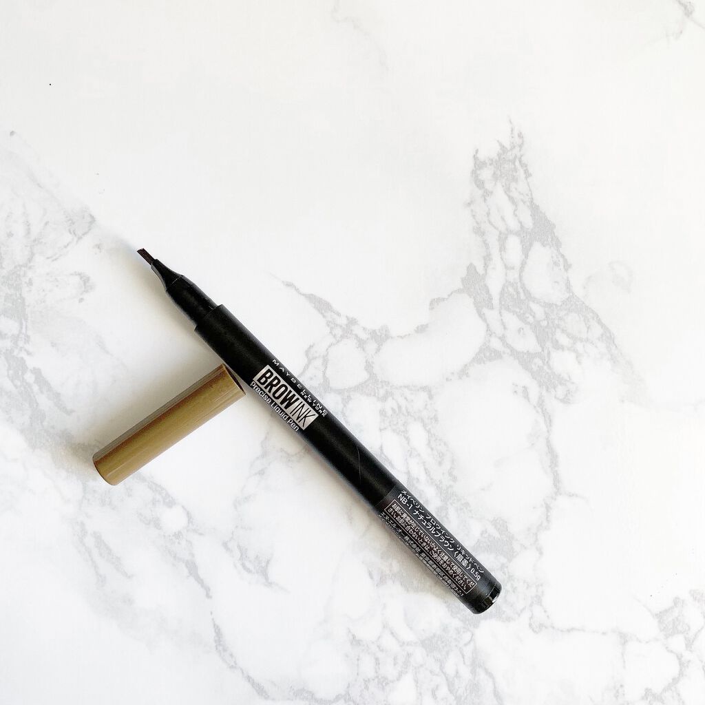 ブロウインク リキッドペン NB-1 ナチュラルブラウン/MAYBELLINE NEW YORK/リキッドアイブロウを使ったクチコミ（2枚目）