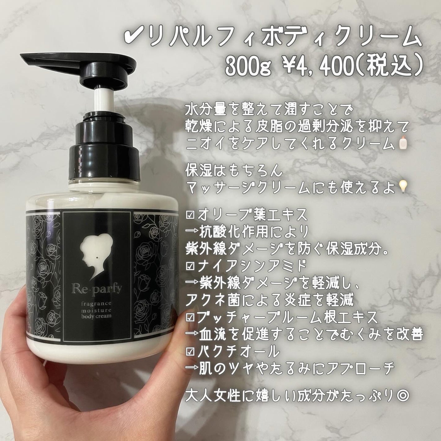 ボディクリーム/Re・parfy /ボディクリームを使ったクチコミ(3枚目)