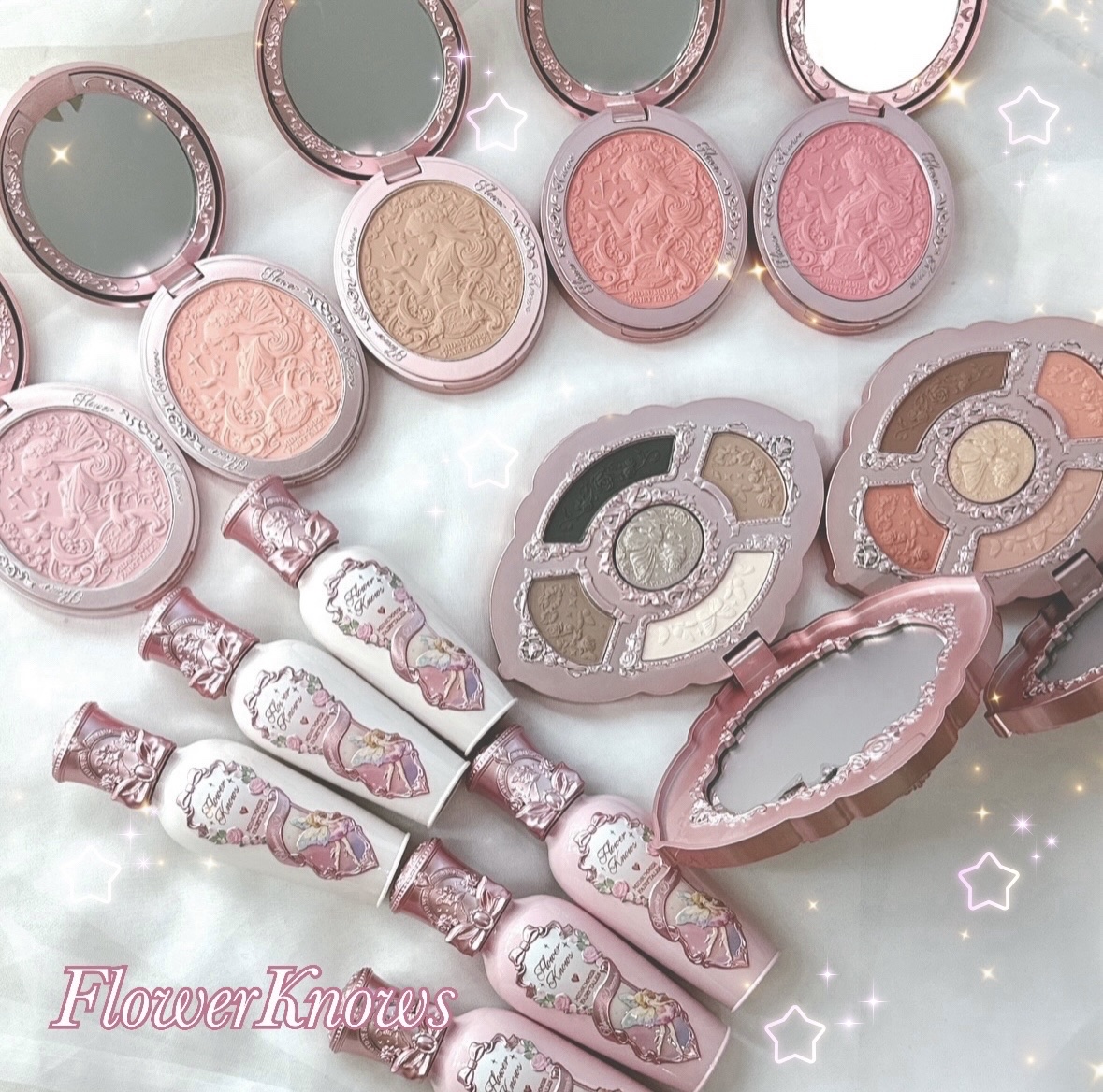 ミッドサマーフェアリーテイルズコレクション 5色アイシャドウパレット 02 Flora Hermitage/FlowerKnows/アイシャドウパレットを使ったクチコミ（1枚目）